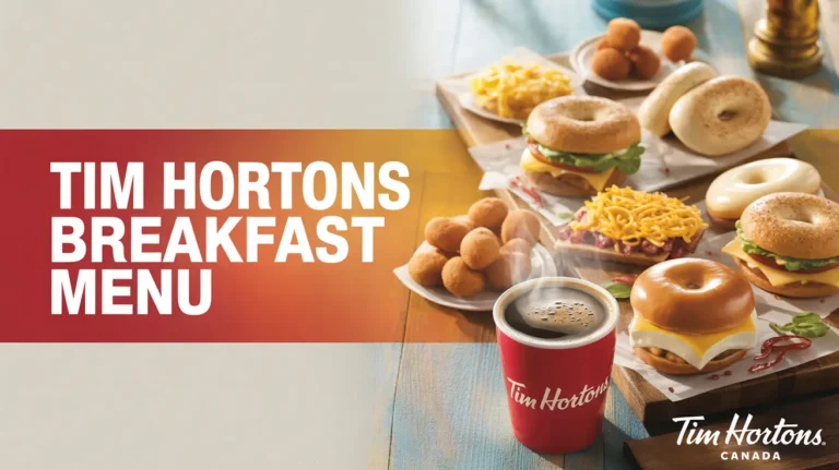 Tim Hortons Breakfast Menu